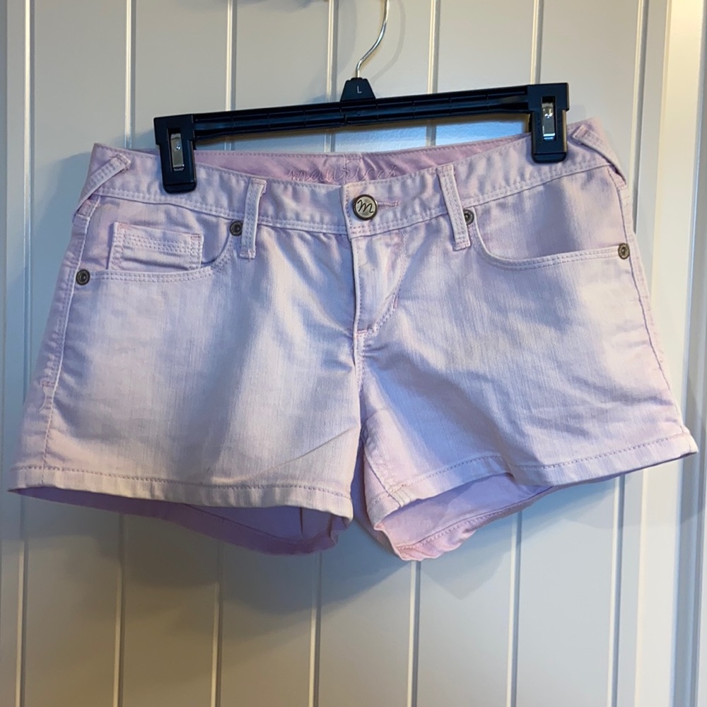 Maurices Pink Denim Shorts